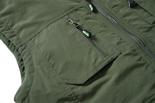 Chaleco Acolchado Impermeable con Múltiples Bolsillos - Image 15