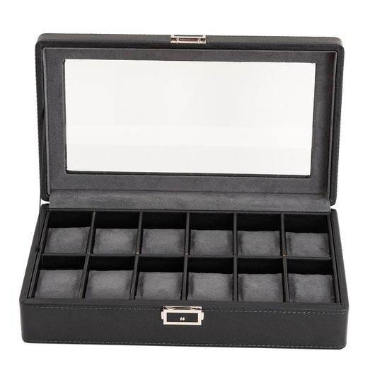 Caja de Almacenamiento para Relojes de Lujo con Patrón de Lichi - 3, 6 o 12 Compartimentos - Image 22