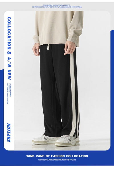 Pantalones Casuales Hombre Rayas Finas - Image 7