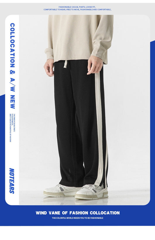 Pantalones Casuales Hombre Rayas Finas - Image 7