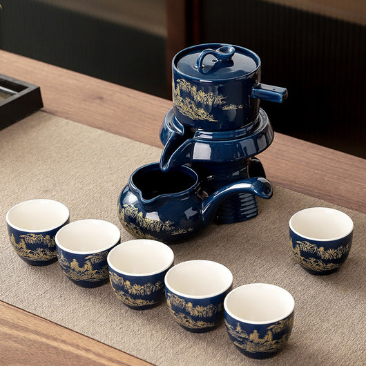 Juego de Té Semiautomático Lazy - Set Completo para el Hogar - Image 10