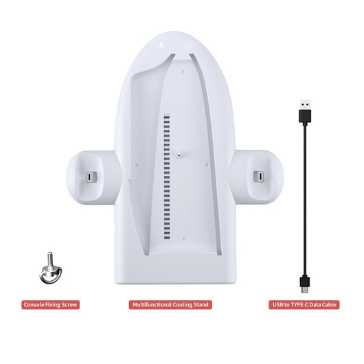 Ventilador Refrigerante Multifunción PS5 con Cargador, Soporte y Luz RGB - Image 10