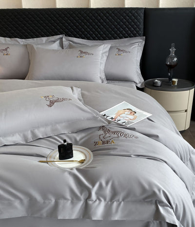Juego de Cama Lujo Ligero Otoño Invierno 4 Piezas Acolchado Suave - Image 12