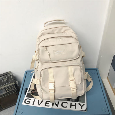 Mochila Escolar de Gran Capacidad Estilo Coreano para Secundaria y Universidad - Image 10