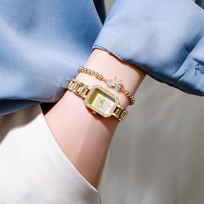 Reloj para Mujer con Diamantes de Imitación Compacto Elegante - Image 2