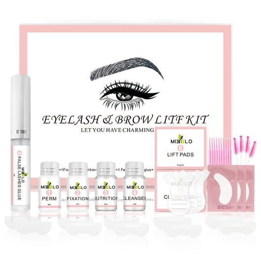 Kit Lifting de Pestañas y Cejas con Keratina - Rizador Profesional