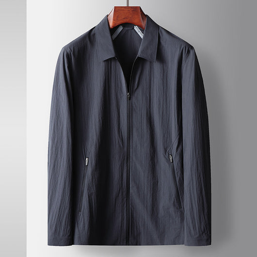 Chaqueta Hombre Primavera Verano Solapa Costura Invisible