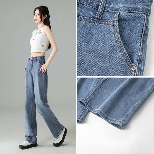 Jeans Palazzo Ajustados para Mujer - Corte Elegante y Moderno