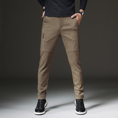 Pantalones Casuales Slim Fit Estilo Coreano para Hombre - Image 4