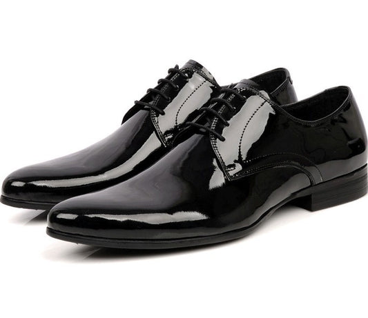 Zapatos de Cuero Oxford para Hombre con Punta Afilada - Image 2