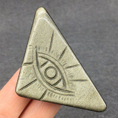 Amuleto de Obsidiana Negra Tallada - Ojo de Horus en Cristal Natural - Image 12