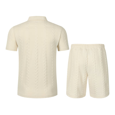 Conjunto Deportivo Masculino con Cuello de Solapa y Shorts - Image 20