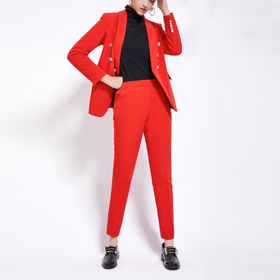 Blazer Ejecutivo Slim Fit Primavera Otoño para Mujer - Image 10