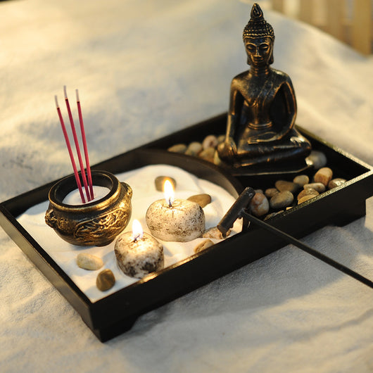 Estatua de Buda Zen de la Suerte en Madera - Image 3