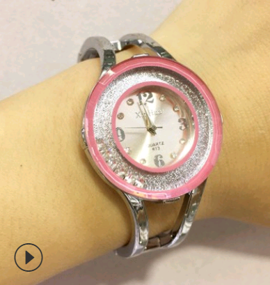 Reloj de Pulsera para Dama de Acero con Pedrería Móvil - Image 4