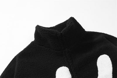 Chaqueta Acolchada Hombre Lana Cordero Gruesa Estilo Urbano Oversize - Image 10