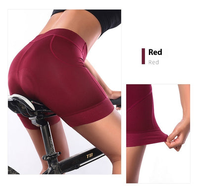 Pantalones Cortos Ciclismo Mujer con Gel de Sílice Acolchado - Image 21
