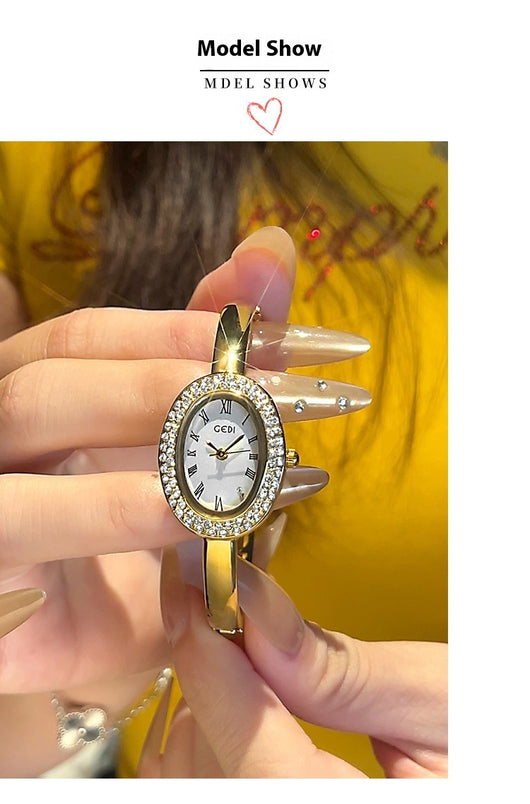 Reloj Pulsera Mujer Diseño Ovalado Elegante - Image 16