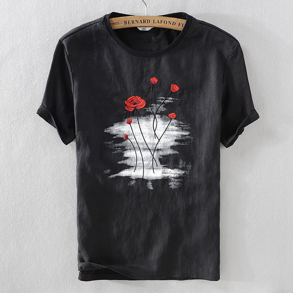 Camiseta de Lino para Hombre - Colección Verano
