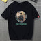 Camiseta Manga Corta Hombre Algodón Puro Estilo Náutico Japonés Suelta