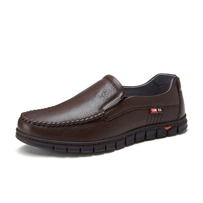 Zapatos de Cuero de Camello Transpirables para Hombre - Image 13