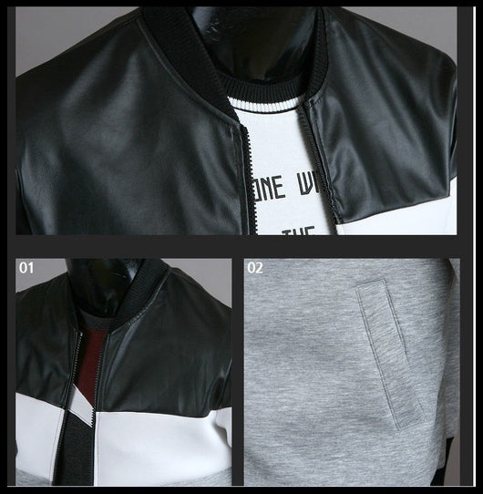 Chaqueta de Hombre Casual con Parches de Manga Larga - Image 4