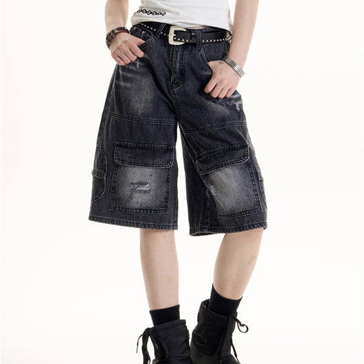 Pantalón Vaquero Roto Estilo Retro Hot Girl - Image 10