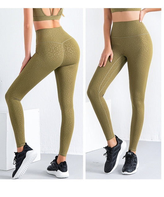 Pantalones de Yoga Brocado Doble Cara Satinado para Mujer - Image 5