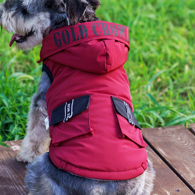 Abrigo Térmico con Capucha para Mascotas - Diseño Acolchado Invierno - Image 2