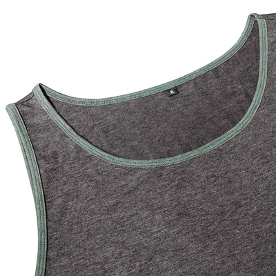 Camiseta Deportiva Suelta sin Mangas con Bolsillos y Estampado - Image 43