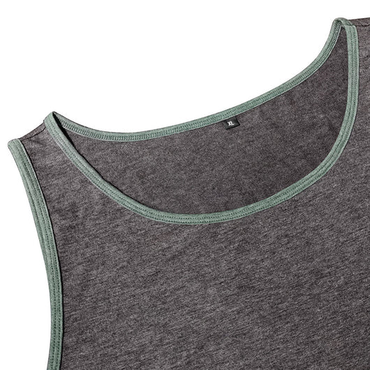Camiseta Deportiva Suelta sin Mangas con Bolsillos y Estampado - Image 43