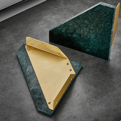 Repisa Triangular de Mármol Estilo Nórdico Minimalista para Baño - Image 20