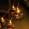 Hollow Lantern with Warm Light, 2 m, 10 Lights, Battery Box