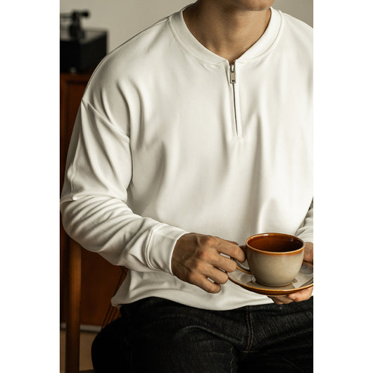 Camiseta Casual Hombre Manga Larga con Cierre - Image 3