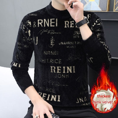 Suéter de Visón para Hombre - Abrigo Térmico Trendy - Image 9