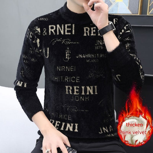 Suéter de Visón para Hombre - Abrigo Térmico Trendy - Image 9