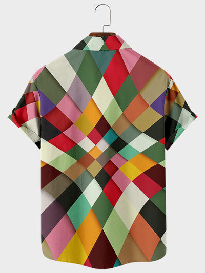 Camisa Estampada a Rayas para Hombre - Diseño Moderno y Versátil - Image 10