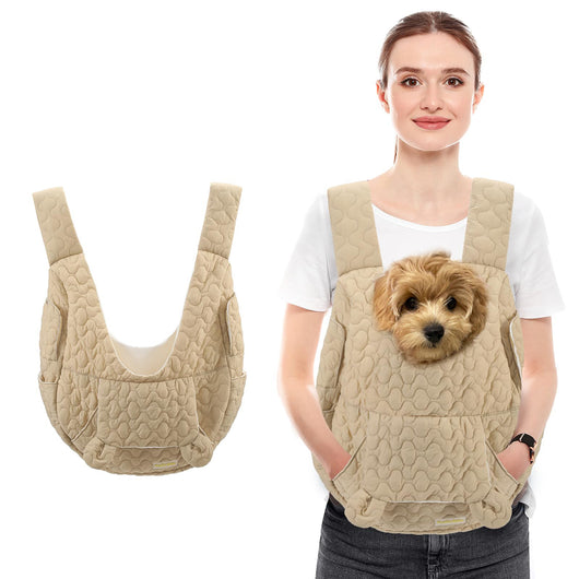 Mochila Pectoral para Mascotas de Gran Capacidad Transpirable