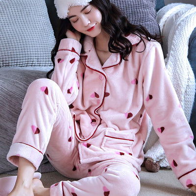 Pijama Térmico de Franela para Mujer - Manga Larga Gruesa - Image 11