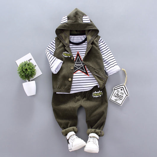 Conjunto de Tres Piezas Otoñal para Niños - Image 2