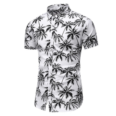 Camisa Estampada Slim Fit de Manga Corta para Hombre - Image 4