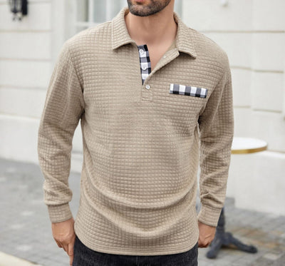 Polo Manga Larga Clásico para Hombre - Image 4