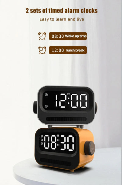 Reloj Despertador Digital 3 en 1 con Luz de Ambiente y Parlante - Image 13