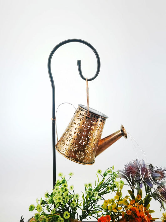 Lámpara Solar Decorativa con Diseño de Tetera para Jardín y Patio - Image 13