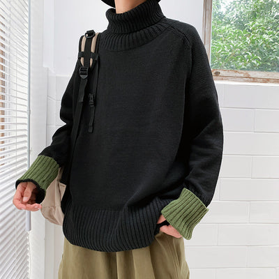 Suéter de Cuello Alto para Hombre