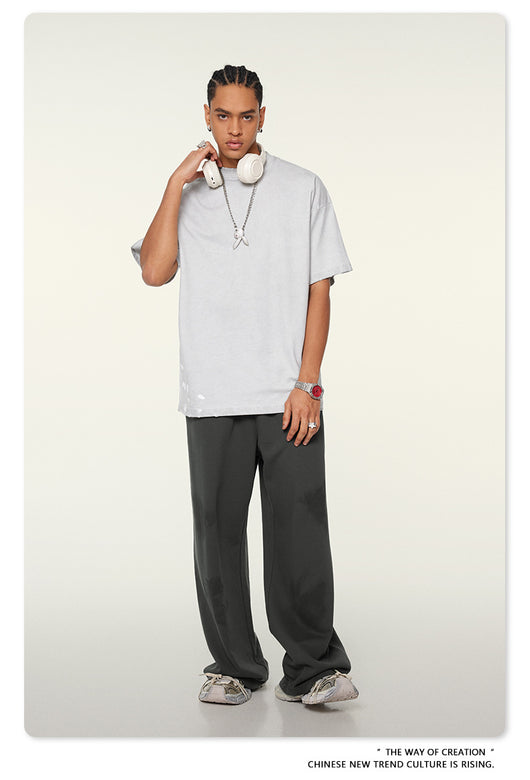 Pantalones Casuales Juveniles Teñidos con Barro - Image 14
