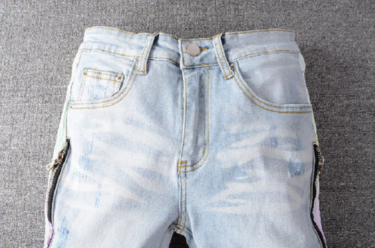 Pantalones Vaqueros Rotos Estilo Urbano para Hombre - Image 11