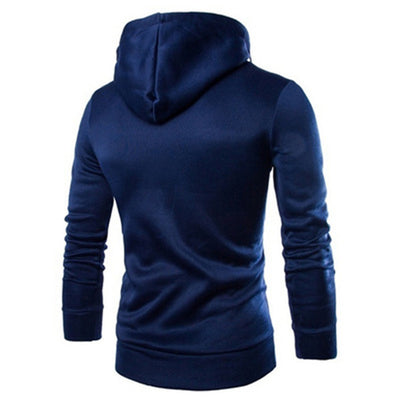 Chamarra Hoodie con Doble Cierre y Contraste de Colores - Image 4