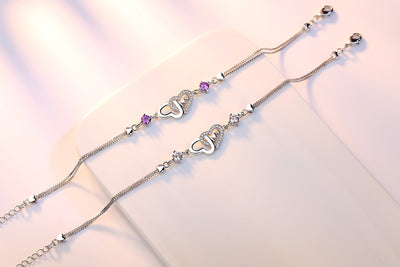 Pulsera de Corazón en Plata 925 con Circonitas - Image 4