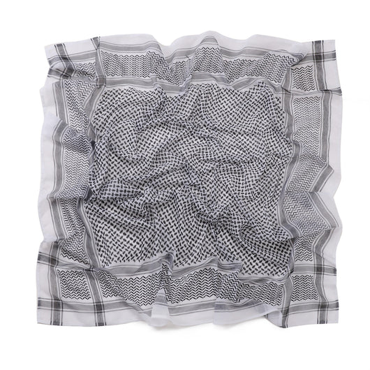 Pañuelo Cuadrado Grande Jacquard Patrón Onda para Hombre - Image 3